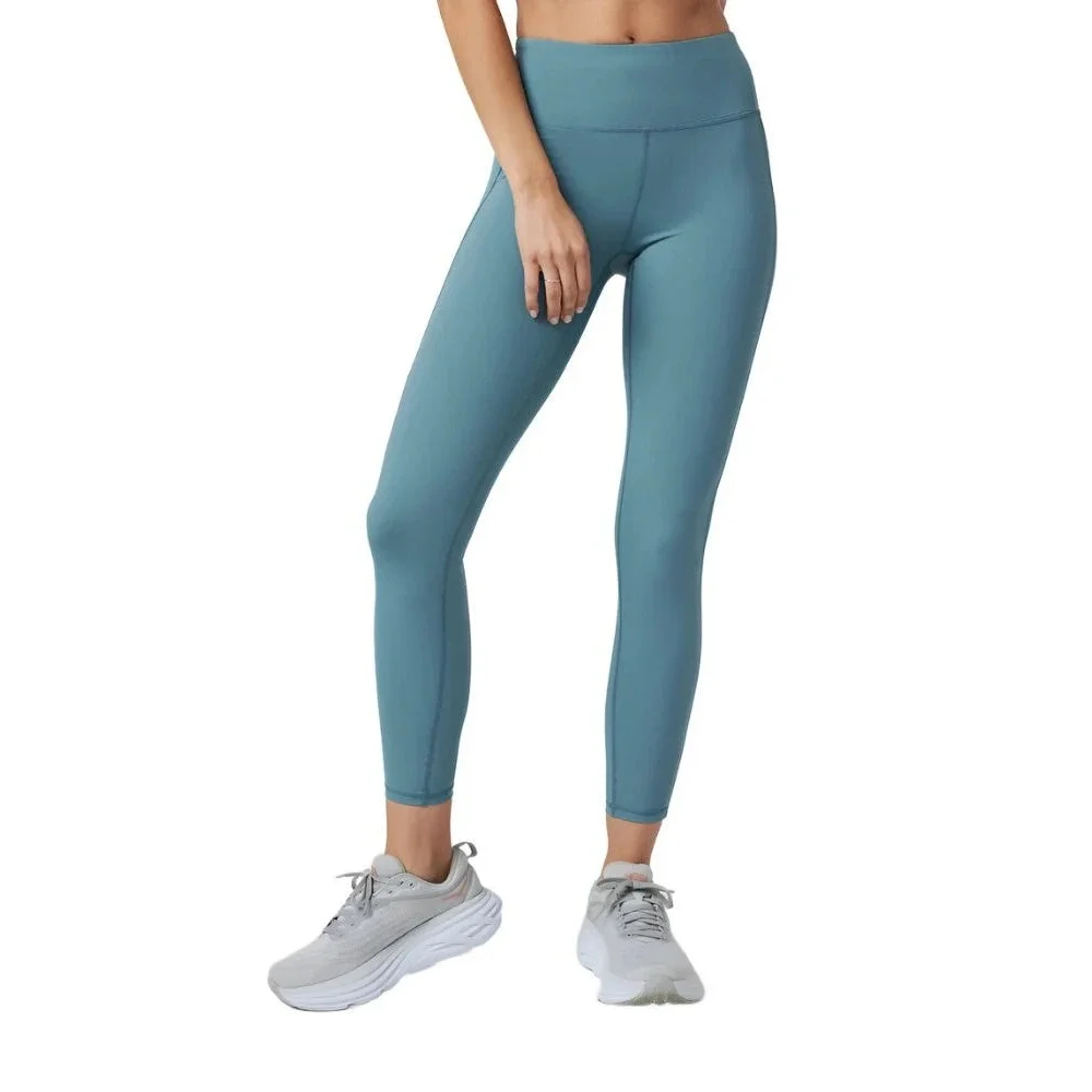Vuori Stride Pocket Legging XS Teal Blue High Rise 7/8 Activewear VW429